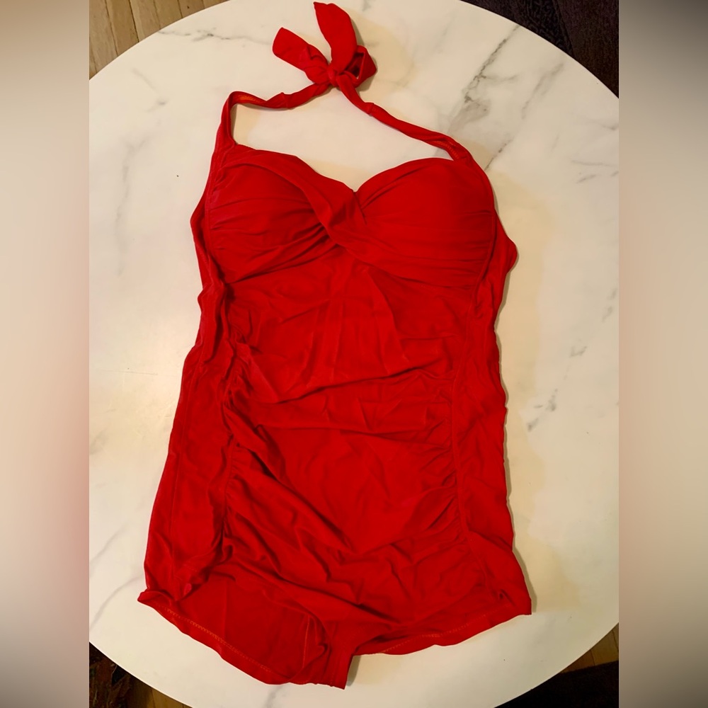 Retro Red One Piece